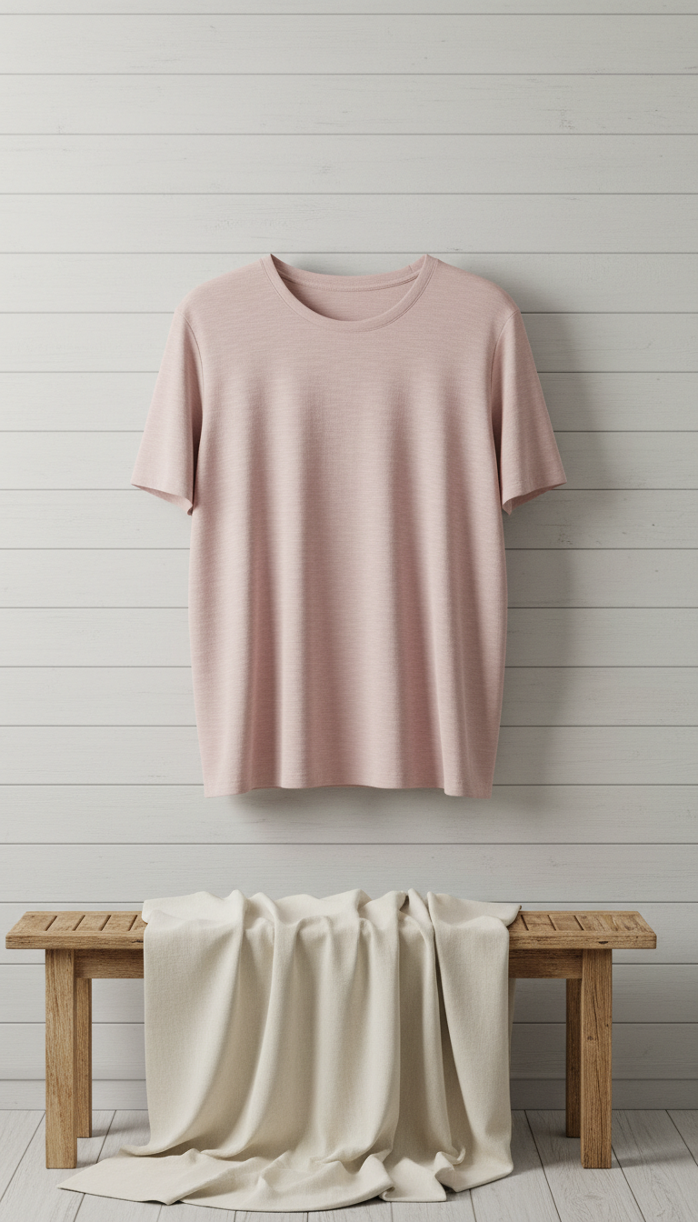 Equestrian T-Shirt in zartem Blush-Ton